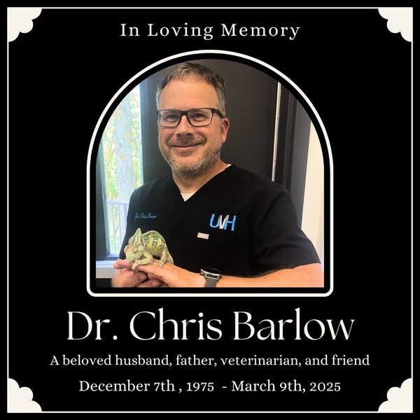 Chris Barlow Obituary – Beloved Veterinarian at University Veterinary Hospital in Shreveport, LA Passes Away